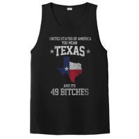 Funny Texas And Its 49 States USA Texan Vintage Texas Pride PosiCharge Competitor Tank