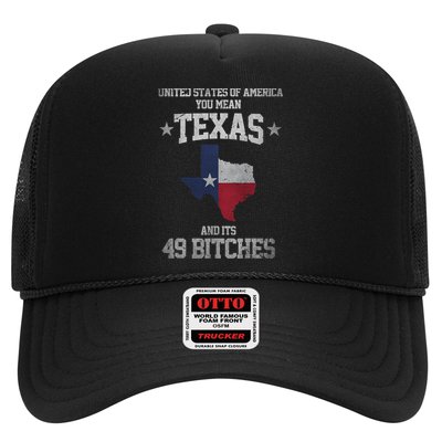 Funny Texas And Its 49 States USA Texan Vintage Texas Pride Trucker Hat