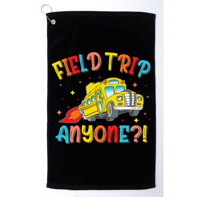 Field Trip Anyone School Trips Field Day 2025 Teachers Gift Golf Towel