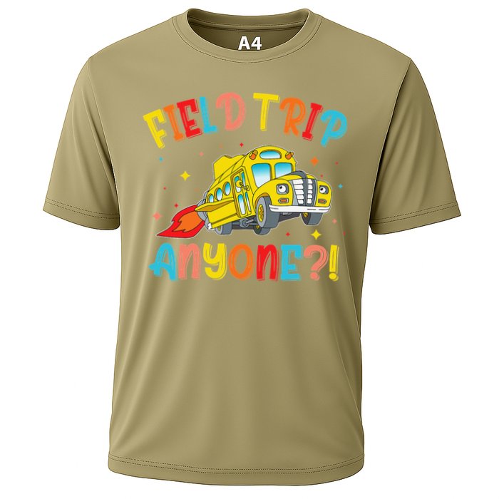 Field Trip Anyone School Trips Field Day 2025 Teachers Gift Cooling Performance Crew T-Shirt