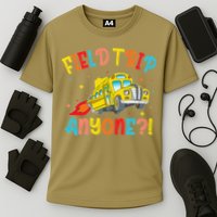 Field Trip Anyone School Trips Field Day 2025 Teachers Gift Cooling Performance Crew T-Shirt