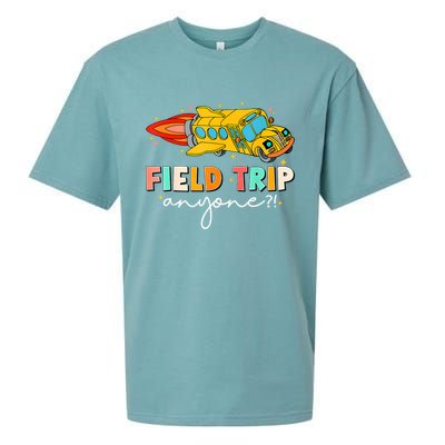Field Trip Anyone Field Day Teachers Sueded Cloud Jersey T-Shirt