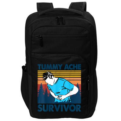Funny Tummy Ache Survivor ShirtTummy Ache Survivor Design Impact Tech Backpack