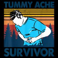 Funny Tummy Ache Survivor ShirtTummy Ache Survivor Design Impact Tech Backpack