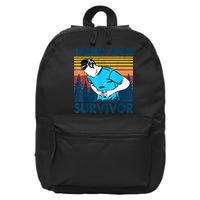 Funny Tummy Ache Survivor ShirtTummy Ache Survivor Design 16 in Basic Backpack