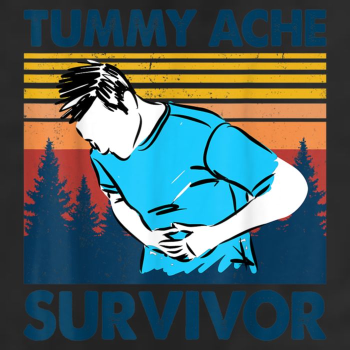 Funny Tummy Ache Survivor ShirtTummy Ache Survivor Design 25L Jumbo Tote