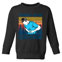 Funny Tummy Ache Survivor ShirtTummy Ache Survivor Design Toddler Sweatshirt