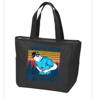 Funny Tummy Ache Survivor ShirtTummy Ache Survivor Design Zip Tote Bag