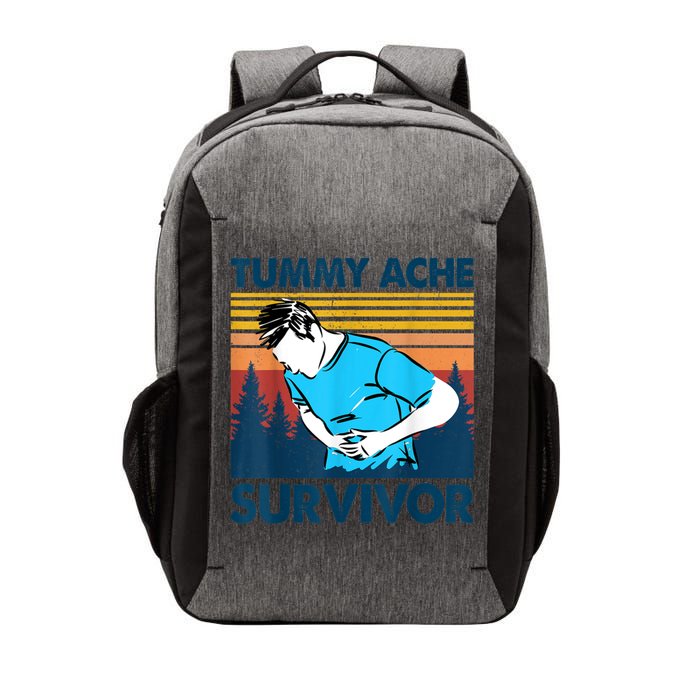 Funny Tummy Ache Survivor ShirtTummy Ache Survivor Design Vector Backpack