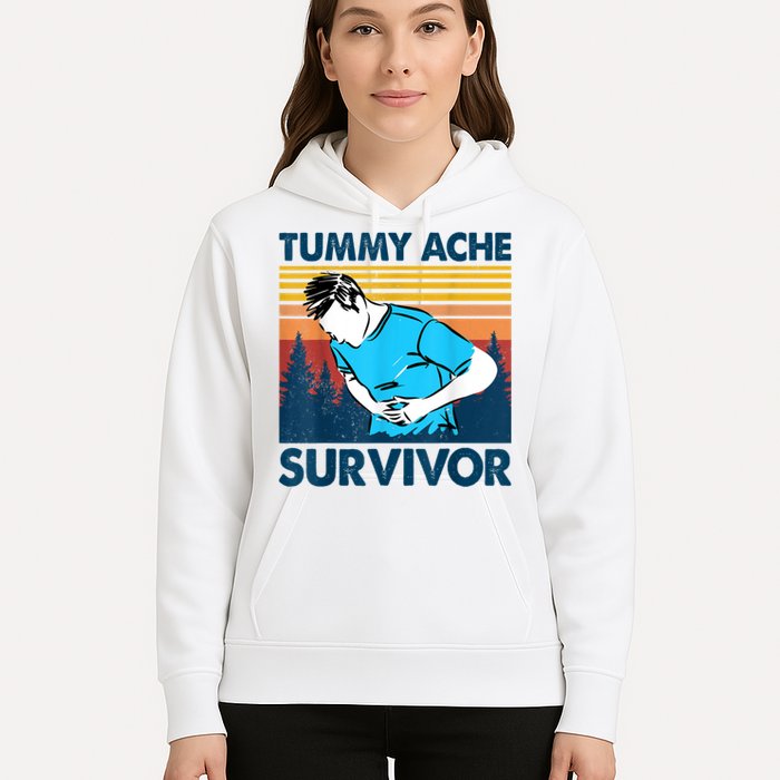 Funny Tummy Ache Survivor ShirtTummy Ache Survivor Design Hoodie
