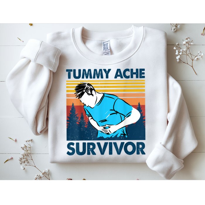 Funny Tummy Ache Survivor ShirtTummy Ache Survivor Design Sweatshirt