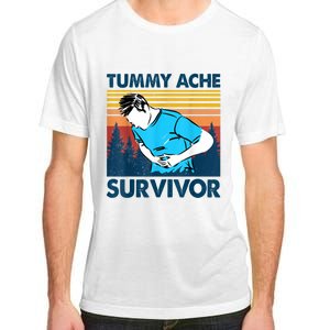 Funny Tummy Ache Survivor ShirtTummy Ache Survivor Design Adult ChromaSoft Performance T-Shirt