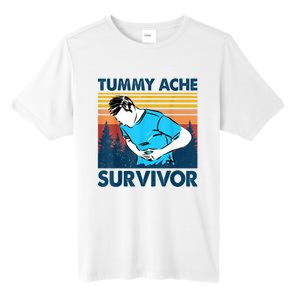 Funny Tummy Ache Survivor ShirtTummy Ache Survivor Design Tall Fusion ChromaSoft Performance T-Shirt