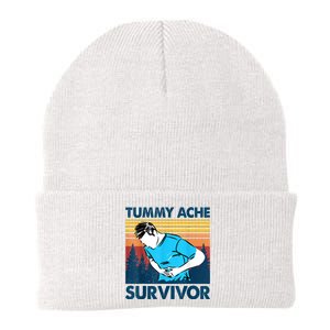 Funny Tummy Ache Survivor ShirtTummy Ache Survivor Design Knit Cap Winter Beanie