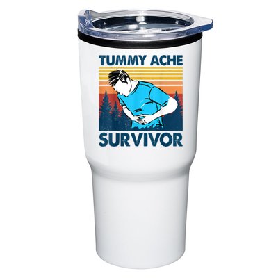 Funny Tummy Ache Survivor ShirtTummy Ache Survivor Design Tumbler