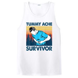 Funny Tummy Ache Survivor ShirtTummy Ache Survivor Design PosiCharge Competitor Tank