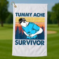 Funny Tummy Ache Survivor ShirtTummy Ache Survivor Design Golf Towel