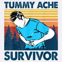 Funny Tummy Ache Survivor ShirtTummy Ache Survivor Design Short Acrylic Beanie