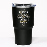 Funny Things Are About To Get Dicey DnD Tumbler