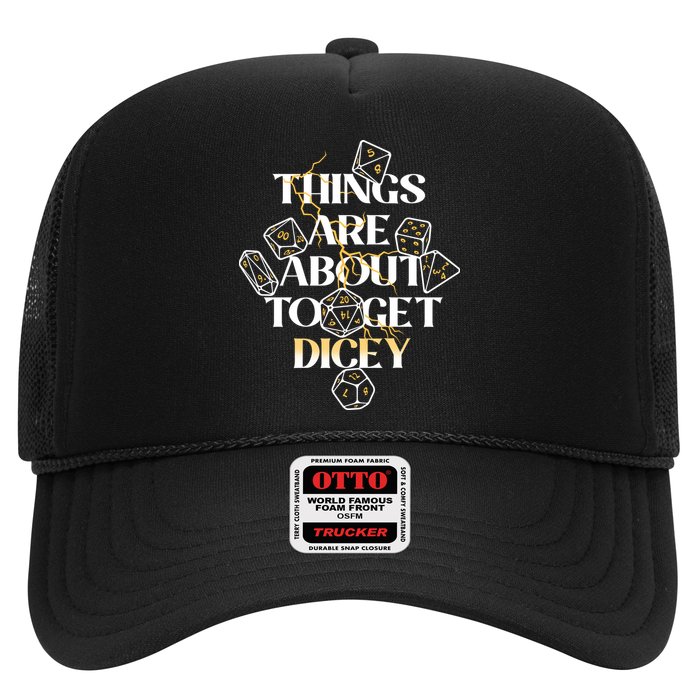 Funny Things Are About To Get Dicey DnD Hat