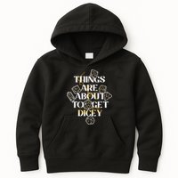 Funny Things Are About To Get Dicey DnD Kids Hoodie