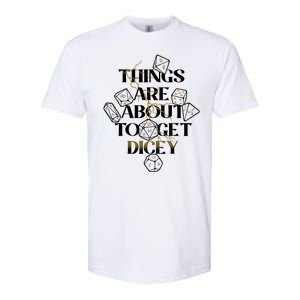 Funny Things Are About To Get Dicey DnD Softstyle CVC T-Shirt