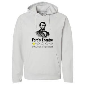 Ford's Theatre Awful Would Not Recommend Review Performance Fleece Hoodie