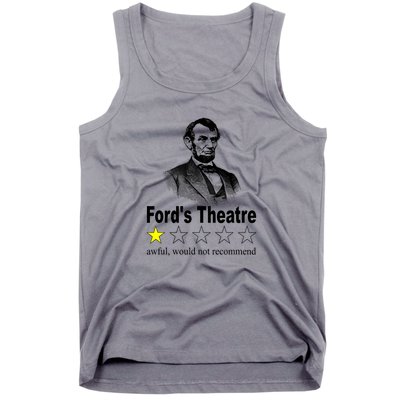 Ford's Theatre Awful Would Not Recommend Review Tank Top