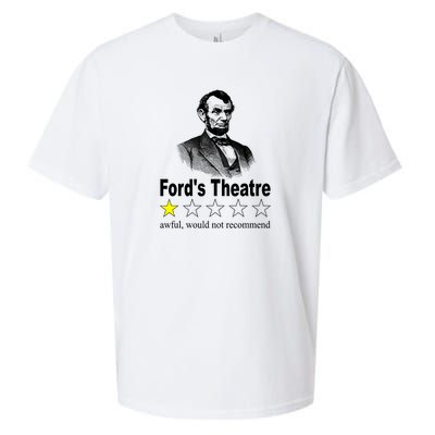 Ford's Theatre Awful Would Not Recommend Review Sueded Cloud Jersey T-Shirt