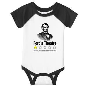 Ford's Theatre Awful Would Not Recommend Review Infant Baby Jersey Bodysuit