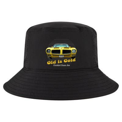Firebird Transam American Muscle Old Is Gold Cool Comfort Performance Bucket Hat