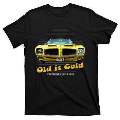 Firebird Transam American Muscle Old Is Gold T-Shirt