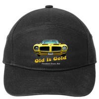 Firebird Transam American Muscle Old Is Gold 7-Panel Snapback Hat