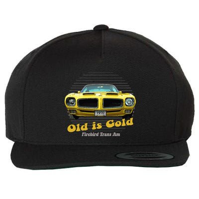 Firebird Transam American Muscle Old Is Gold Wool Snapback Cap