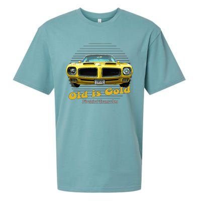 Firebird Transam American Muscle Old Is Gold Sueded Cloud Jersey T-Shirt