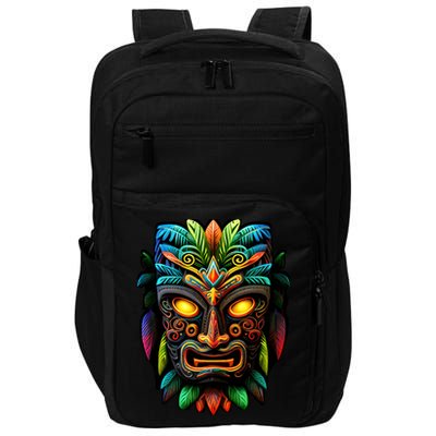 Feel The Aloha Spirit With Our Colorful Tiki Mask Impact Tech Backpack