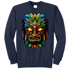 Feel The Aloha Spirit With Our Colorful Tiki Mask Sweatshirt