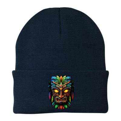 Feel The Aloha Spirit With Our Colorful Tiki Mask Beanie