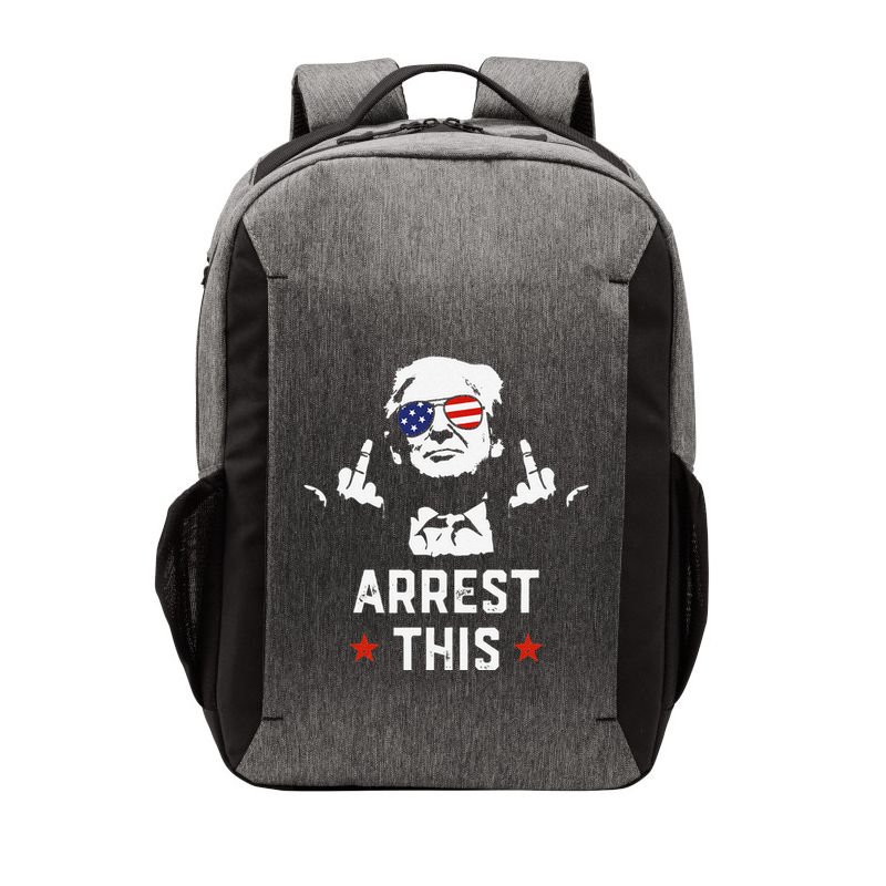 Funny Trump Arrest This Donald Trump Middle Finger President Vector Backpack
