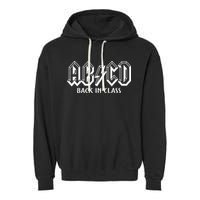 Funny Teacher ABCD Rocks Back To School Back In Class ABCD Garment-Dyed Fleece Hoodie
