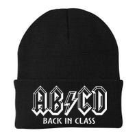 Funny Teacher ABCD Rocks Back To School Back In Class ABCD Beanie