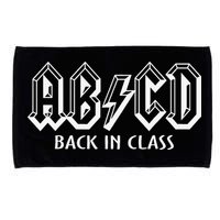 Funny Teacher ABCD Rocks Back To School Back In Class ABCD Microfiber Hand Towel