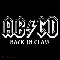 Funny Teacher ABCD Rocks Back To School Back In Class ABCD Short Acrylic Beanie