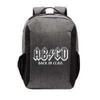 Funny Teacher ABCD Rocks Back To School Back In Class ABCD Vector Backpack