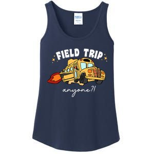 Field Trip Anyone Teacher Field Day Funny Presents Ladies Essential Tank