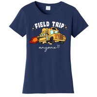 Field Trip Anyone Teacher Field Day Funny Presents Women's T-Shirt