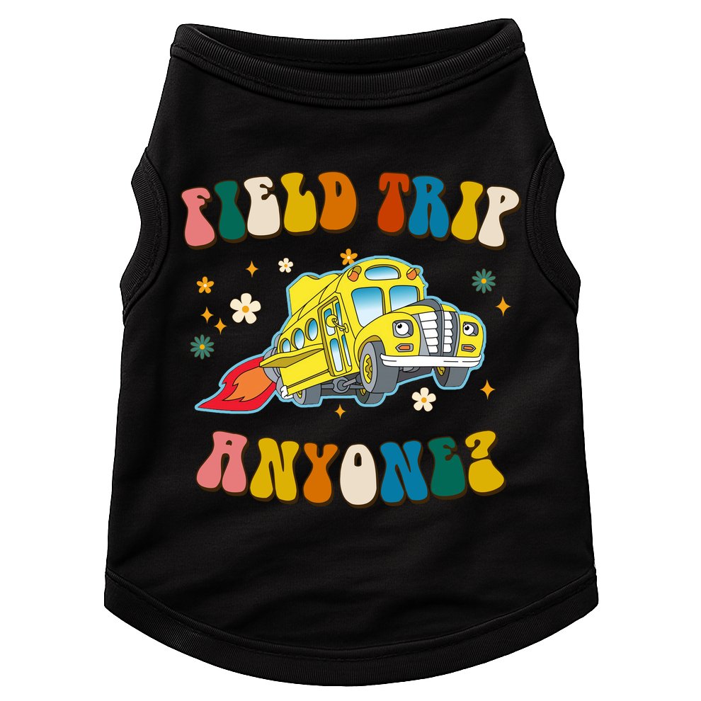 Field Trip Anyone Magic School Bus Retro Teacher Doggie Tank