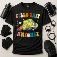 Field Trip Anyone Magic School Bus Retro Teacher Cooling Performance Crew T-Shirt