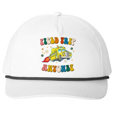 Field Trip Anyone Magic School Bus Retro Teacher Snapback Five-Panel Rope Hat