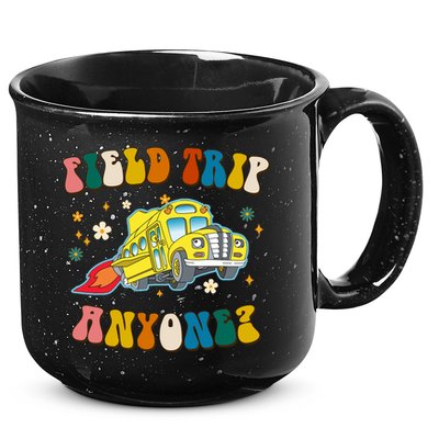 Field Trip Anyone Magic School Bus Retro Teacher 15oz Campfire Ceramic Mug